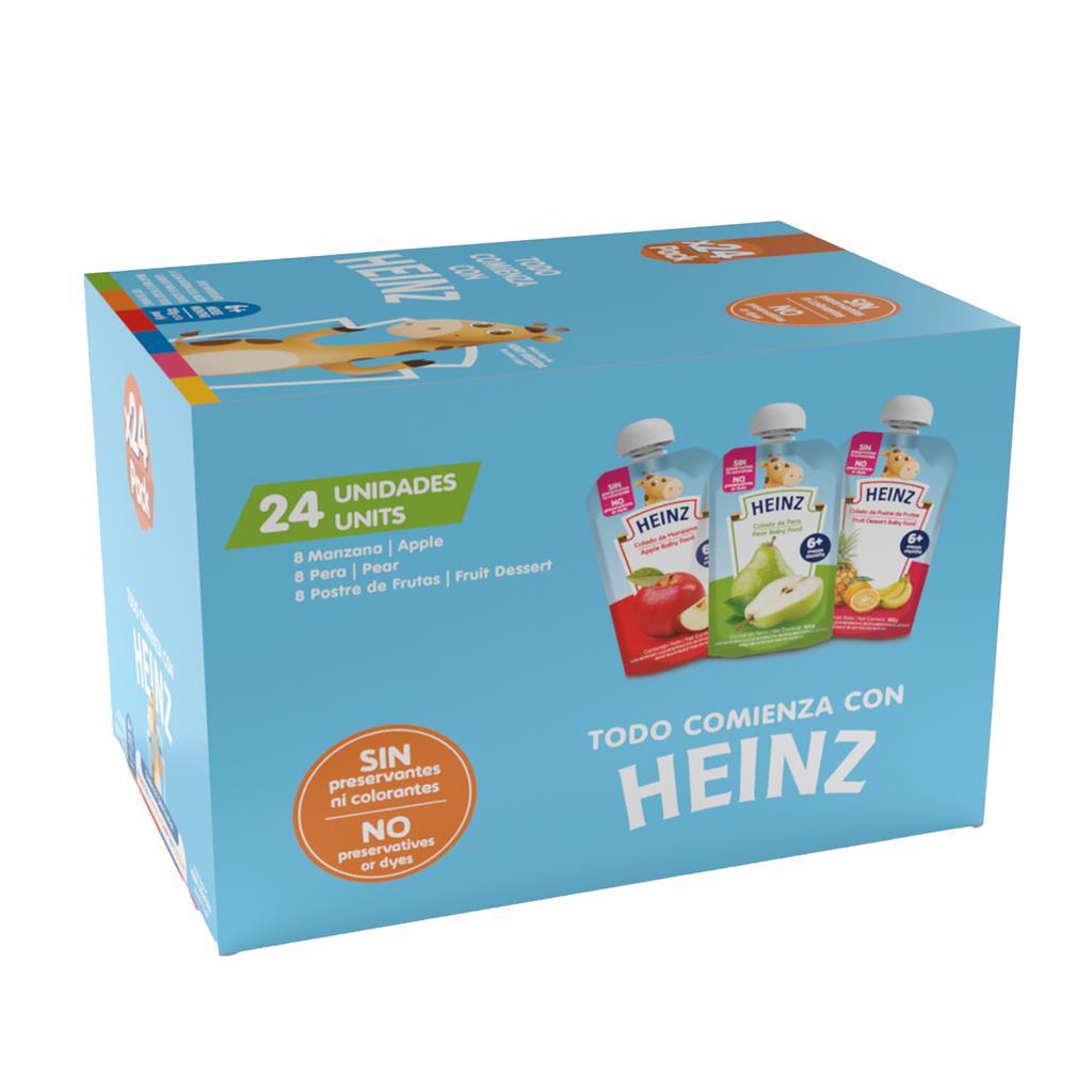 Heinz Colados Surtidos para Bebé 24 Unidades / 105 g / 3.7 oz 2