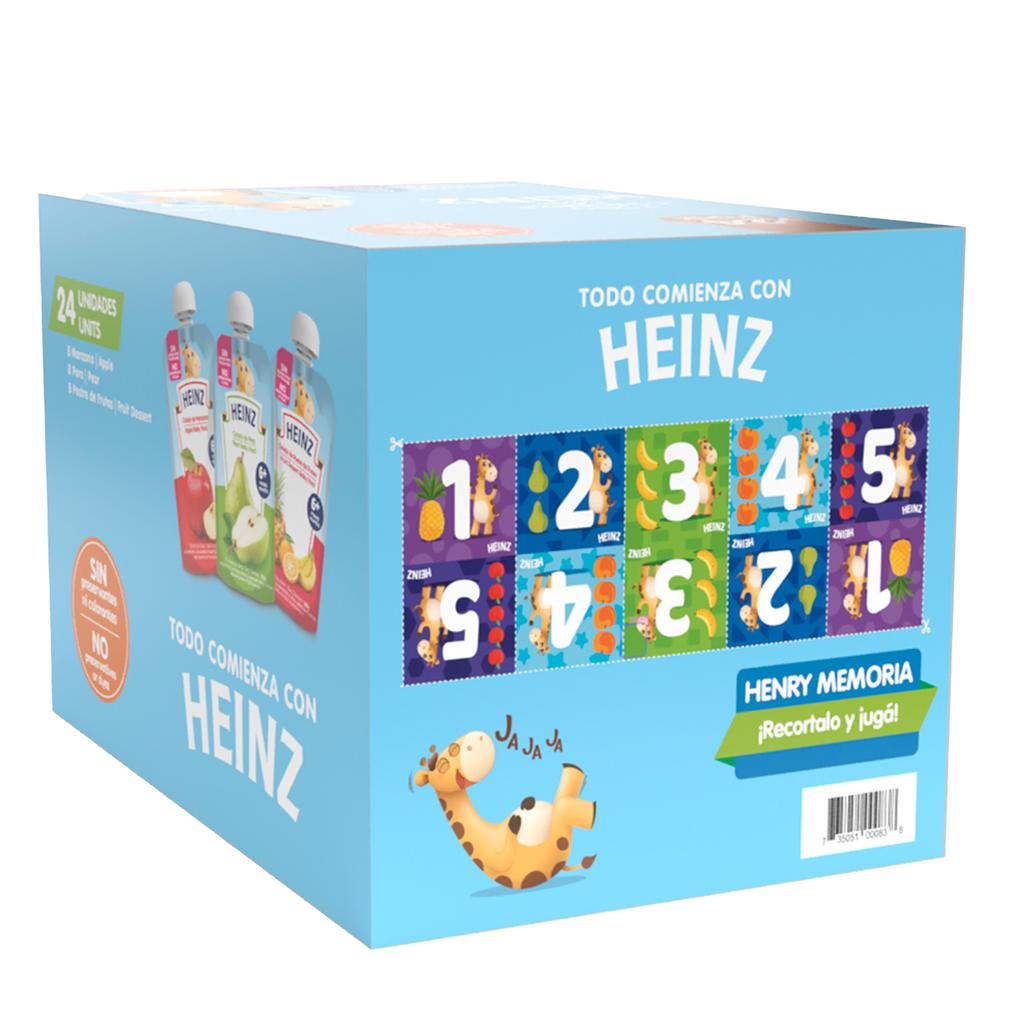 Heinz Colados Surtidos para Bebé 24 Unidades / 105 g / 3.7 oz 3