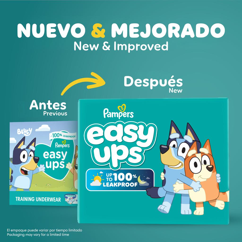 Pampers Pañales de Entrenamiento Easy Ups Talla 3-4 / 100 Unidades 2