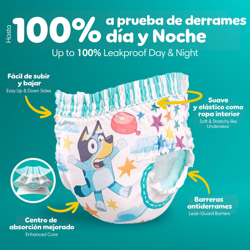 Pampers Pañales de Entrenamiento Easy Ups Talla 3-4 / 100 Unidades 3