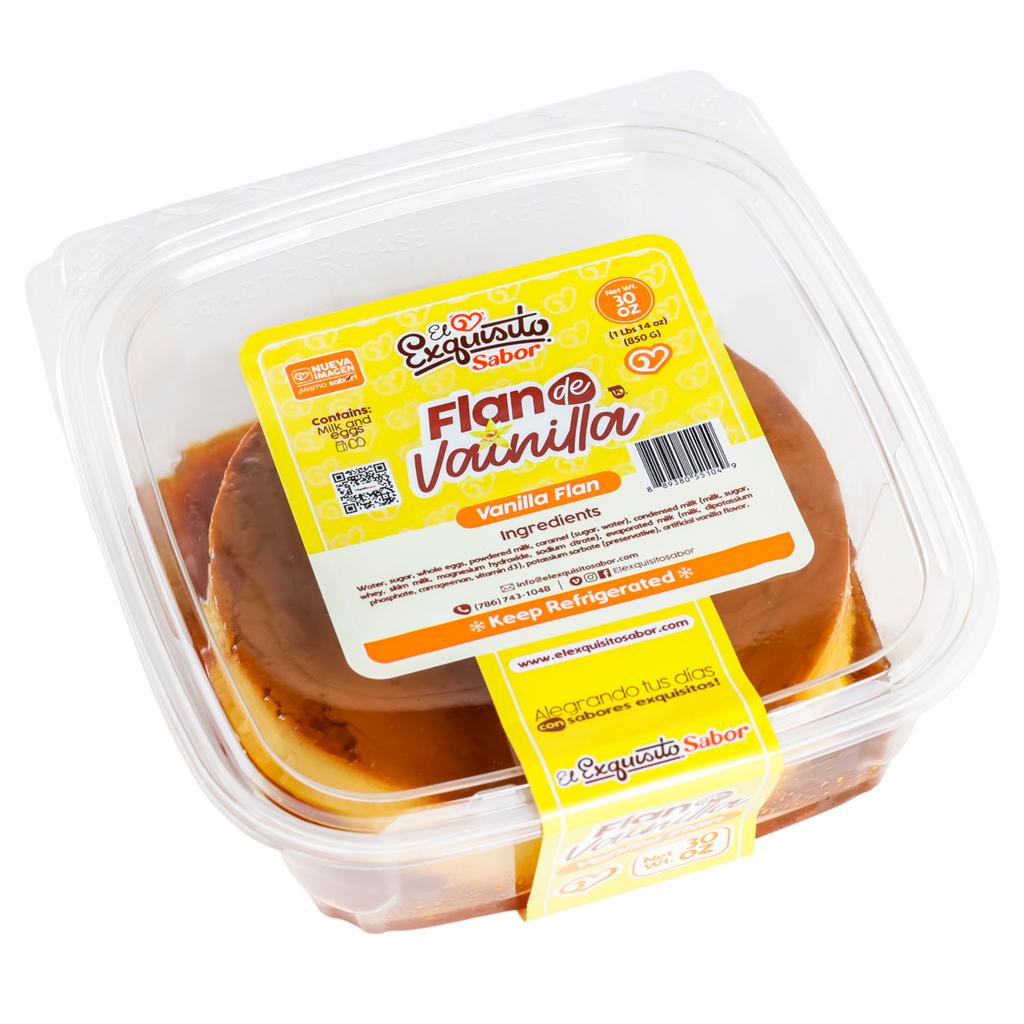 El Exquisito Sabor Flan de Vainilla con Caramelo
