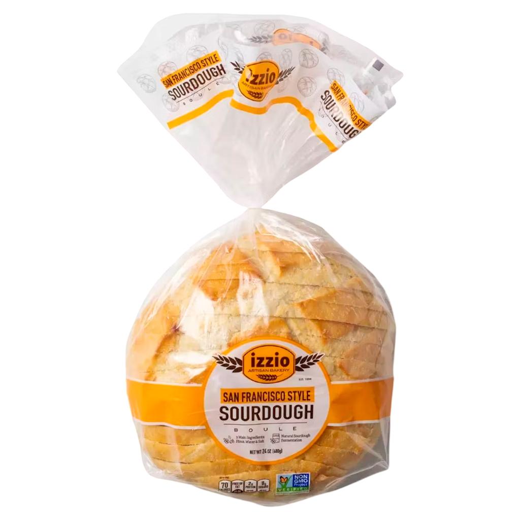 Izzio Pan Artesanal de Masa Madre Fermentado de Forma Natural Rebanado
