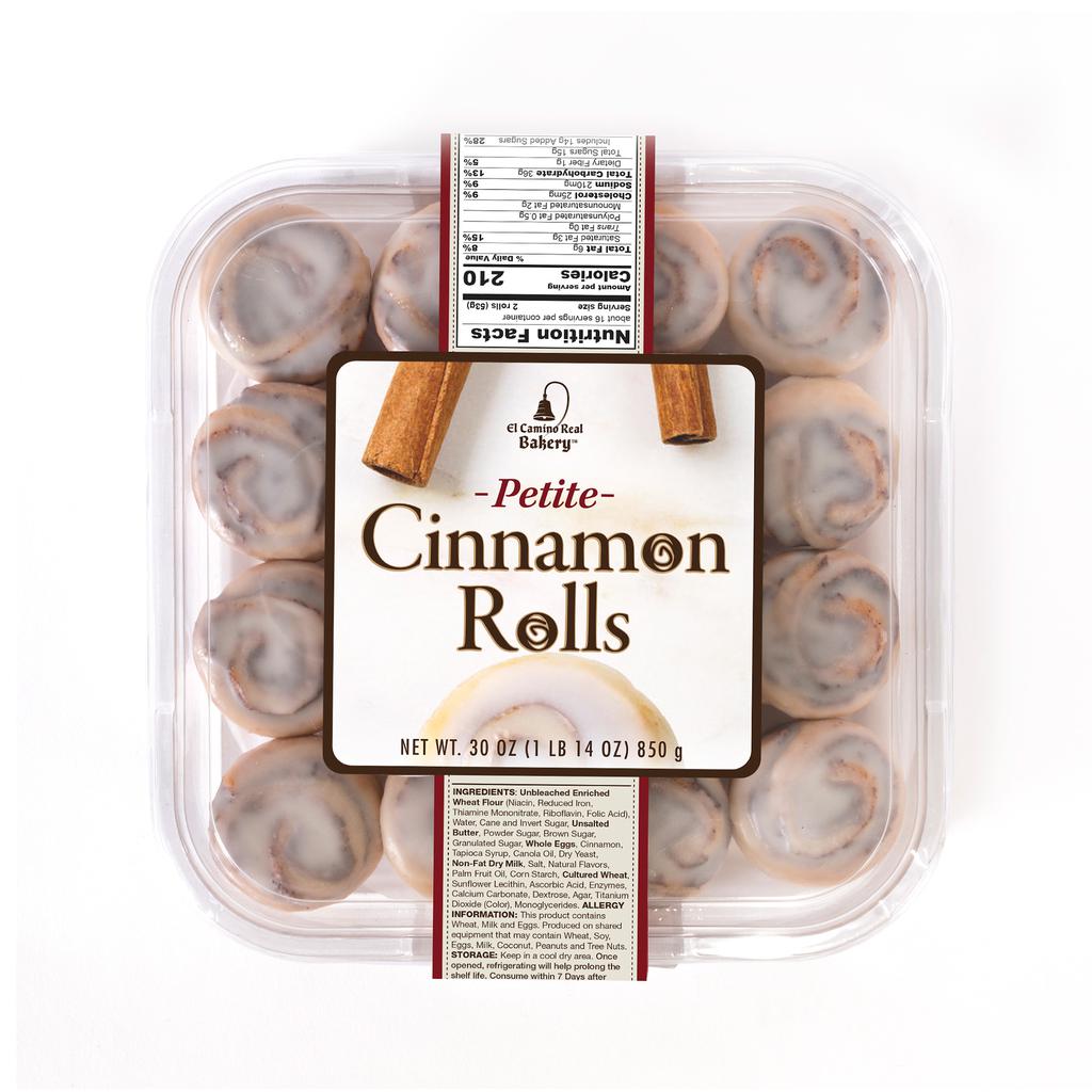 El Camino Real Mini Rollos de Canela Elaborados con Masa Tradicional 32 Unidades
