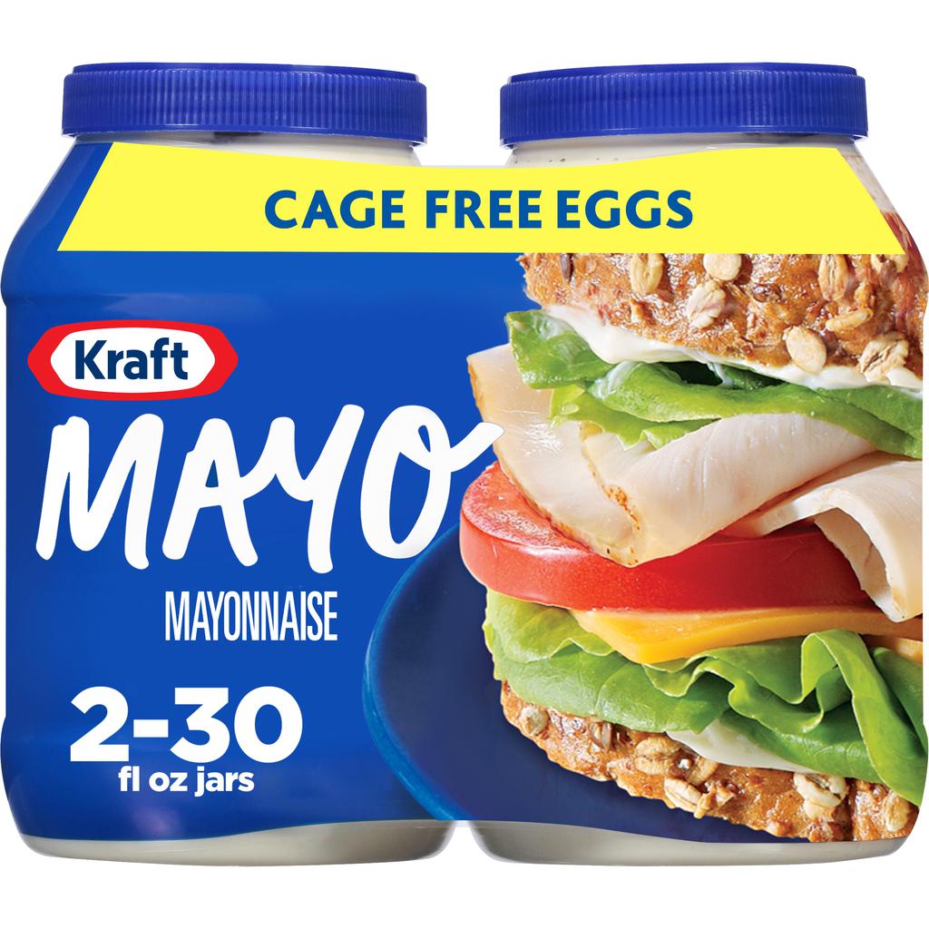 Kraft Mayonesa de Huevos de Gallina Libres 2 Unidades / 887 mL / 30 oz - Image 1