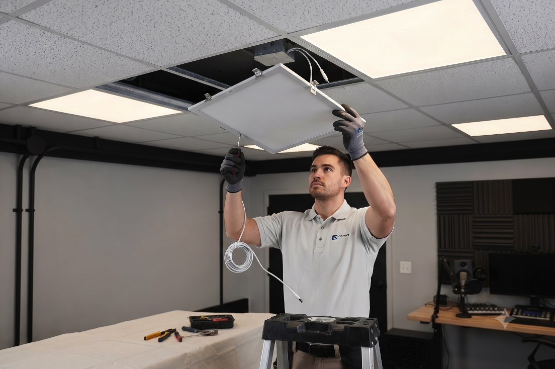 2x2 Lighting installation