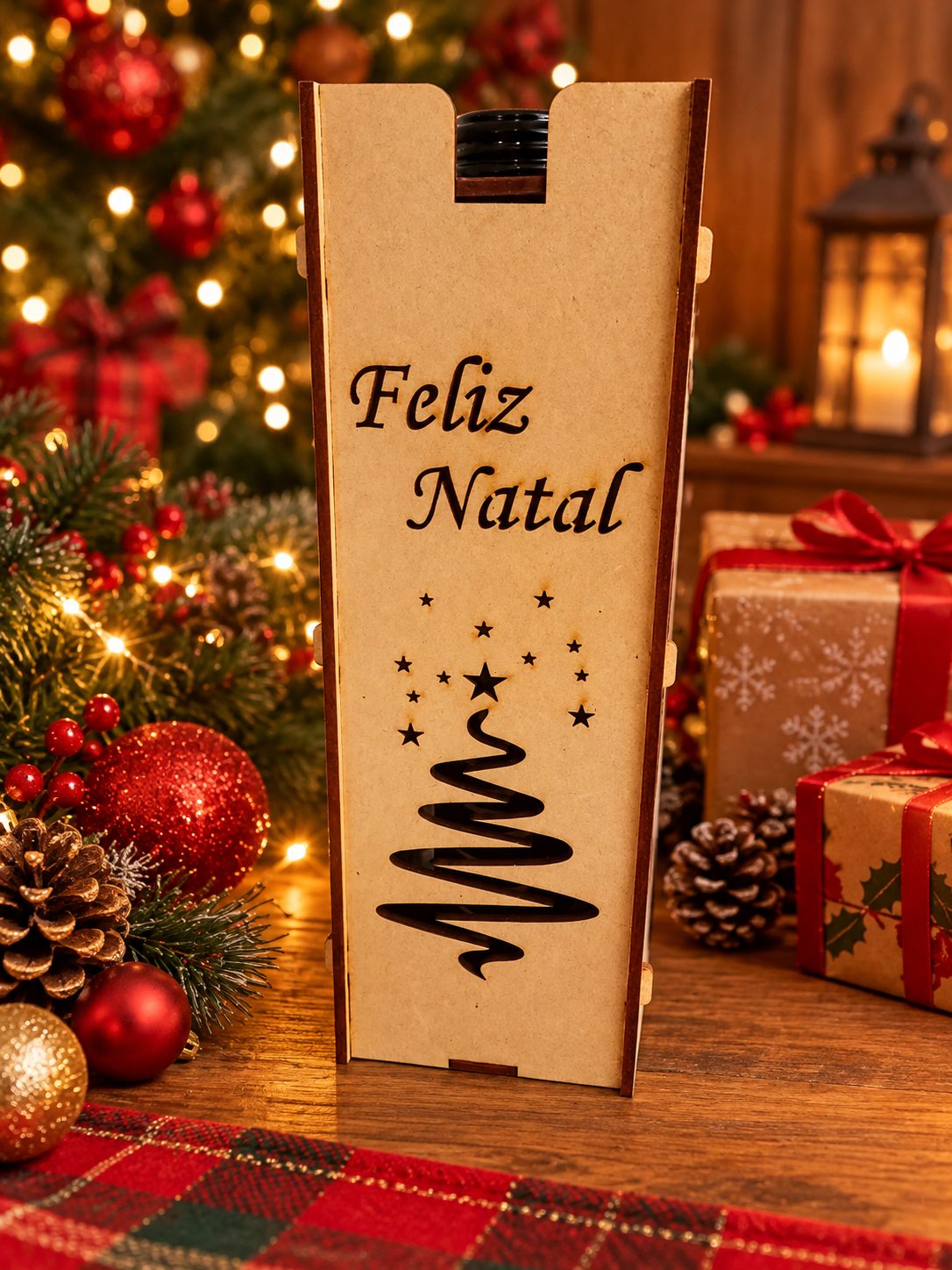 Porta mini vinho para lembrança 