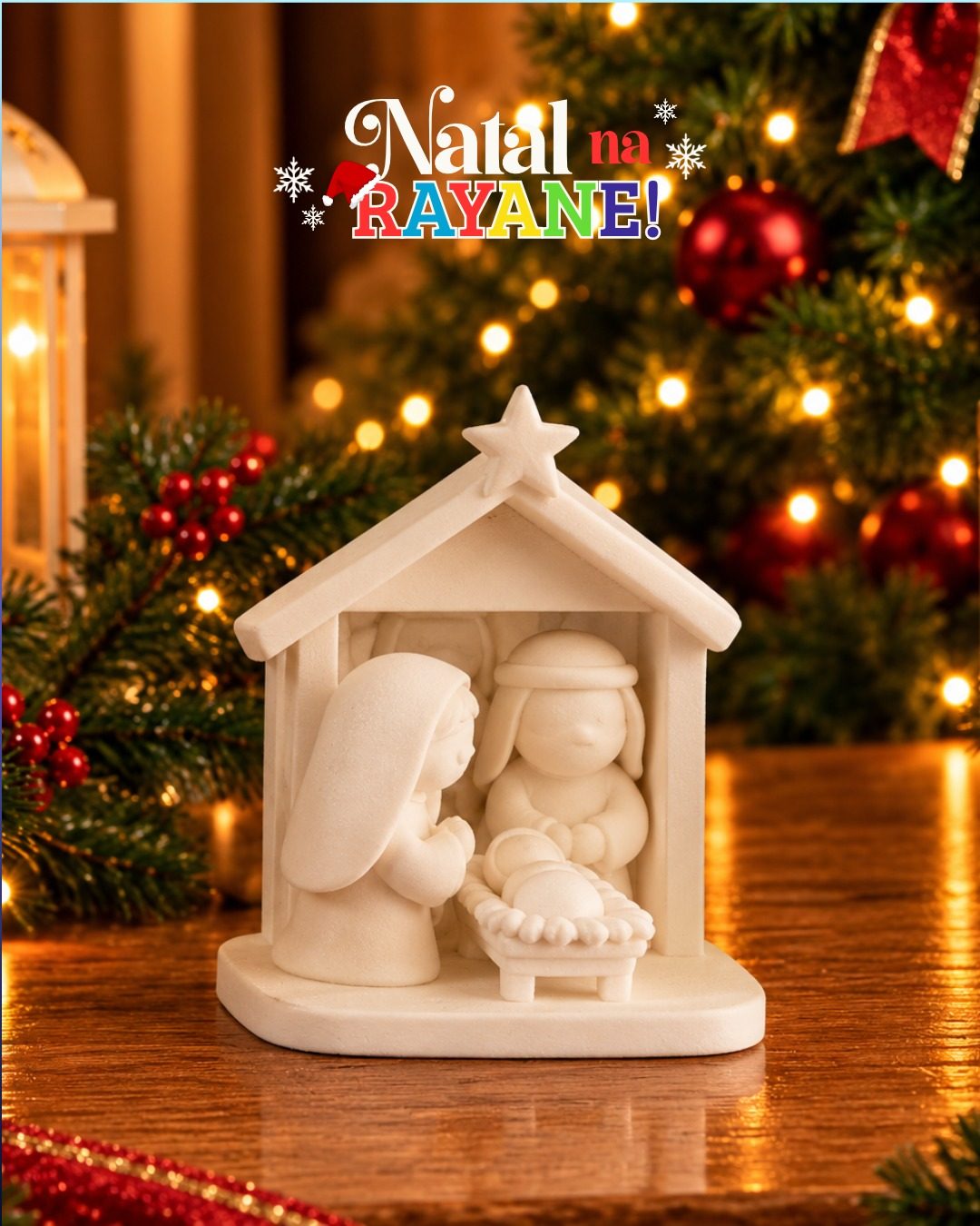 Mini presépio de natal 