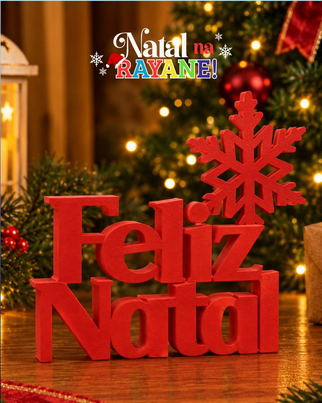 Feliz Natal em 3D