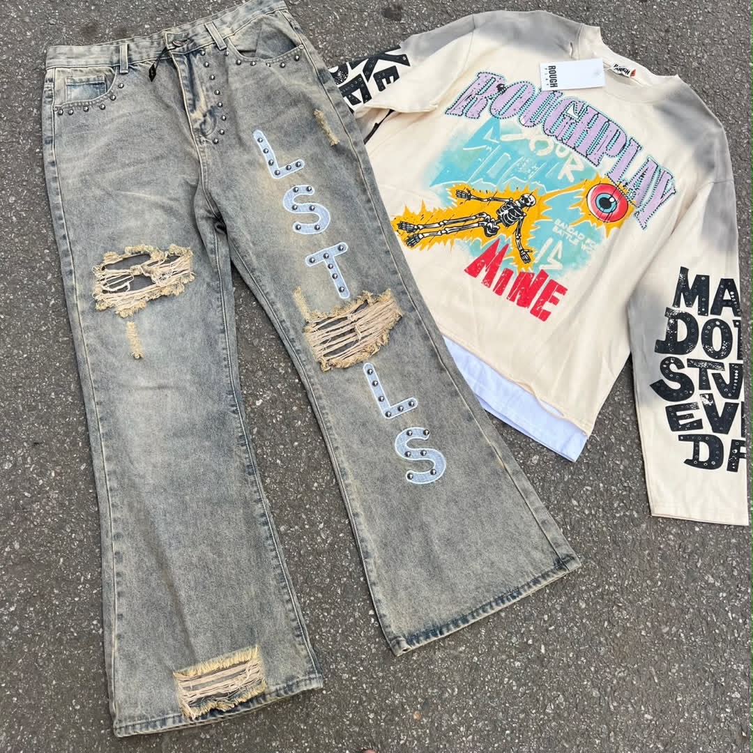 Jeans à strass 2