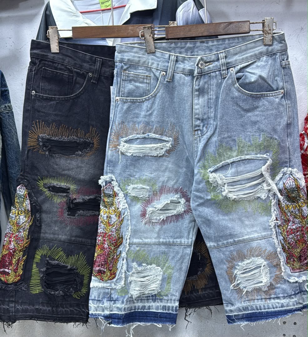 Pantalon cargo 3/4 4