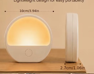 Máquina de rudo blanco y luz noctura portátil