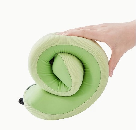 Almohada de viaje para cuello con funda dura 4