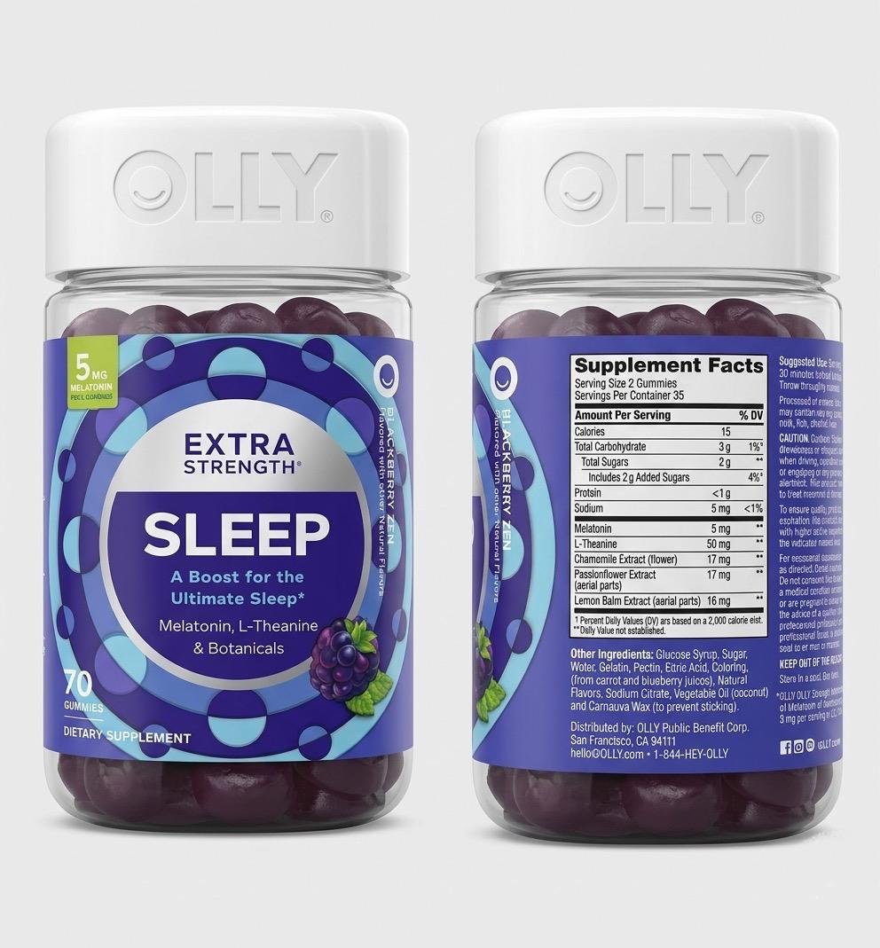extra strength sleep olly