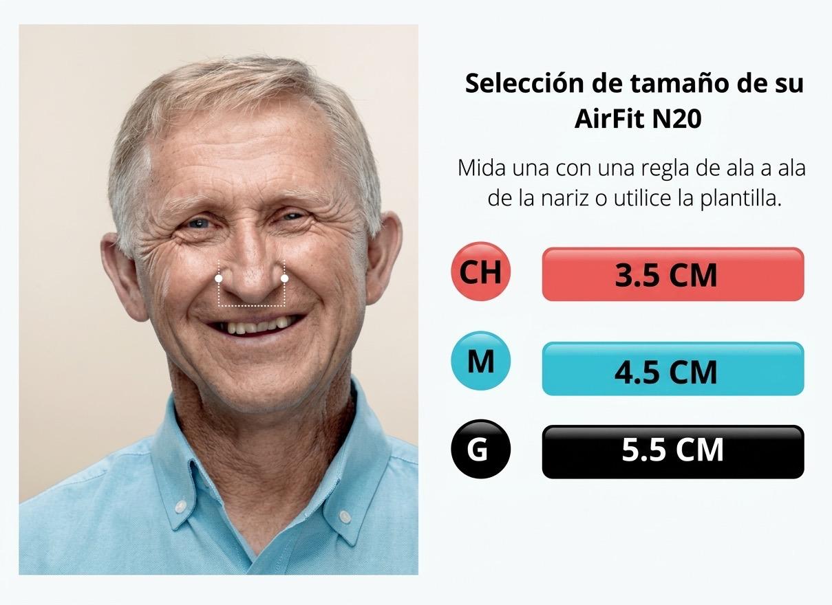 Mascarilla Nasal ResMed AirFit™ N20 3