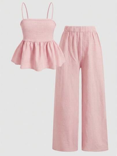 Conjunto Elegante Rosa
