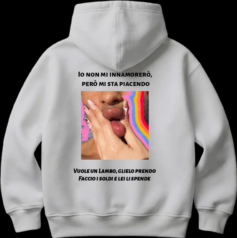 Felpa "NON MI INNAMORERO" 2