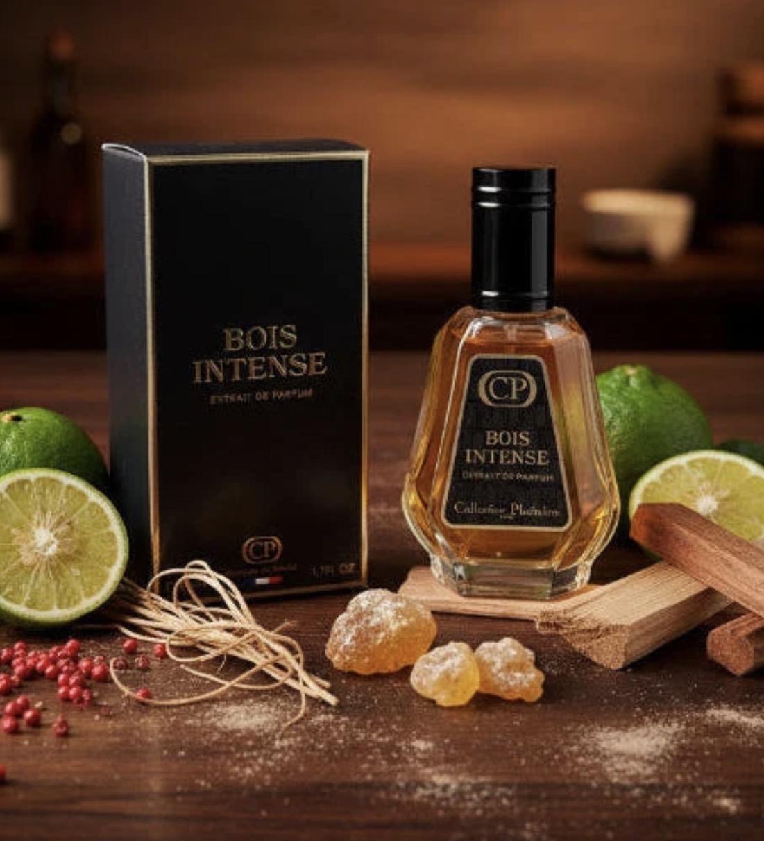 Parfum français bois intense