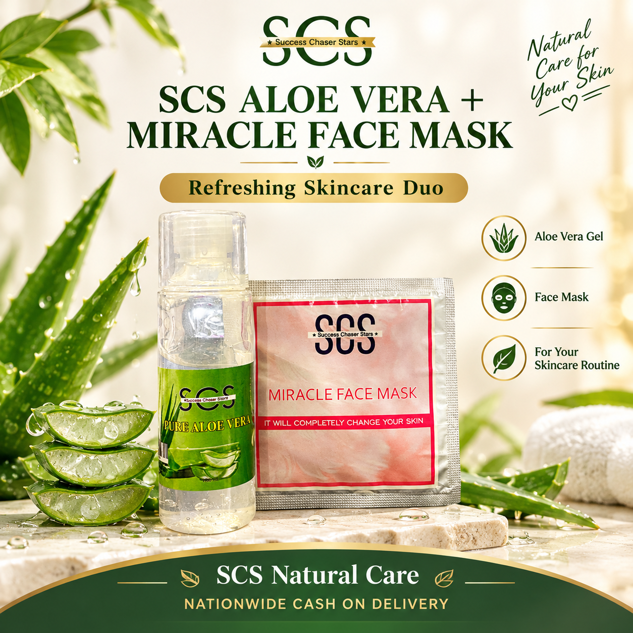 MIRACLE FACE MASK WITH ALOVERA JUICE 2