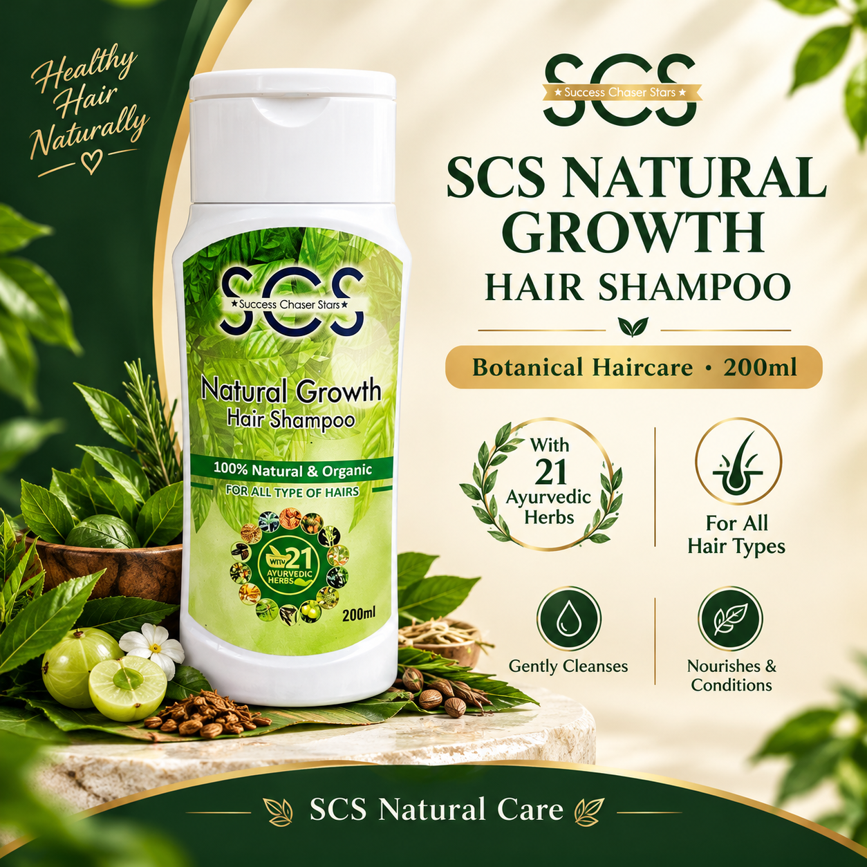 NATURAL GROWTH HAIR SHAMPOO 2