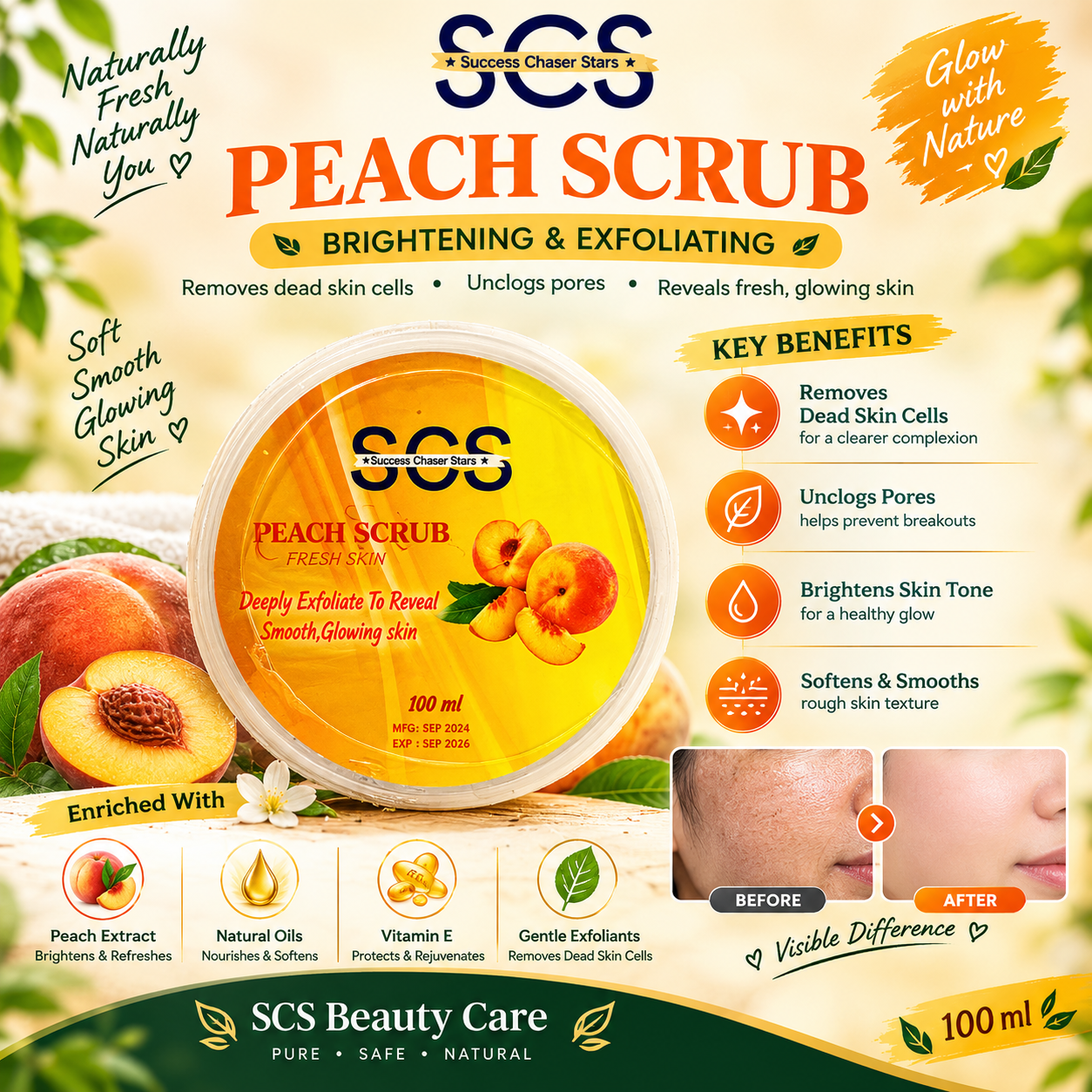PEACH SCRUB 2