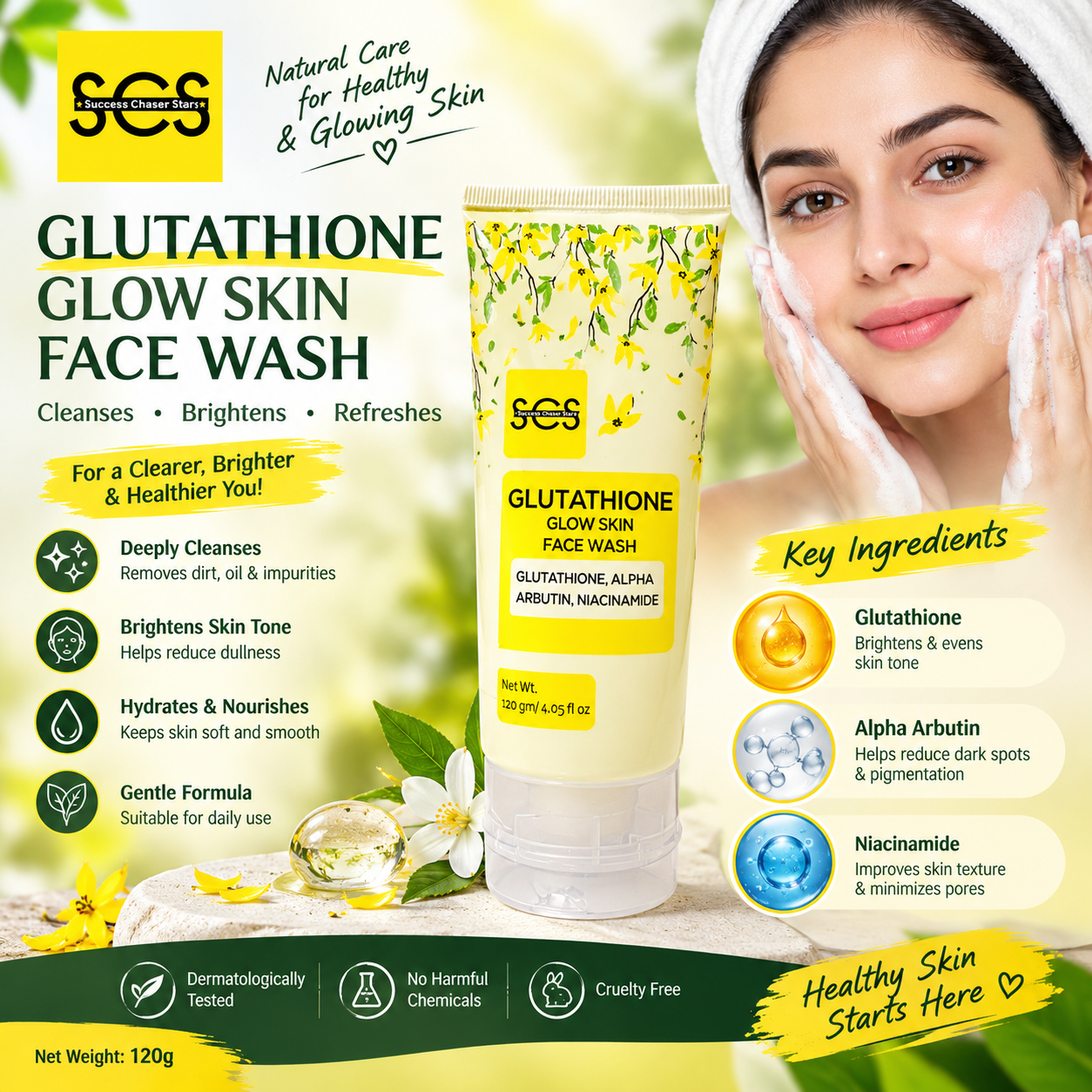 GLOW SKIN FACE WASH 2
