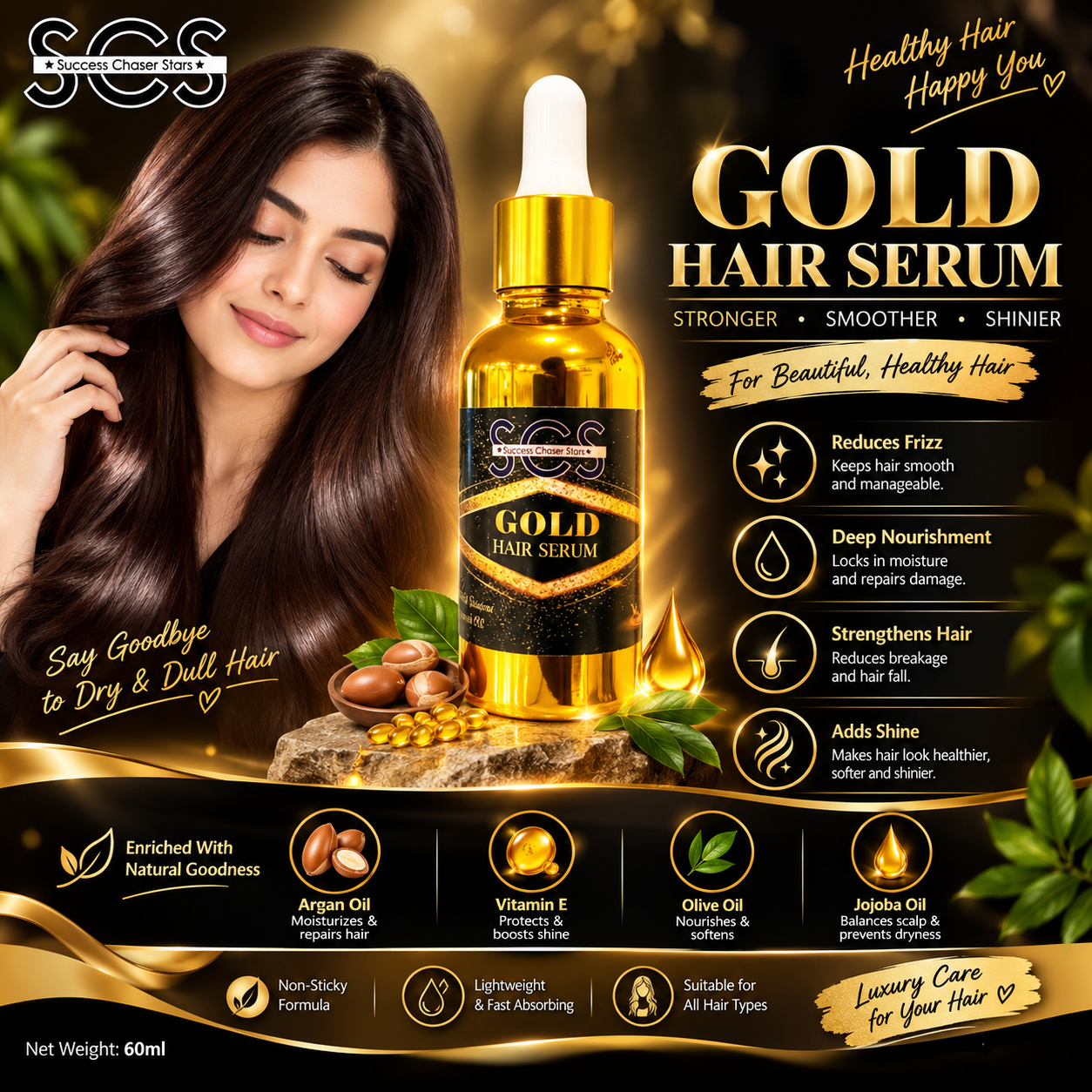 GOLD HAIR SERUM 2