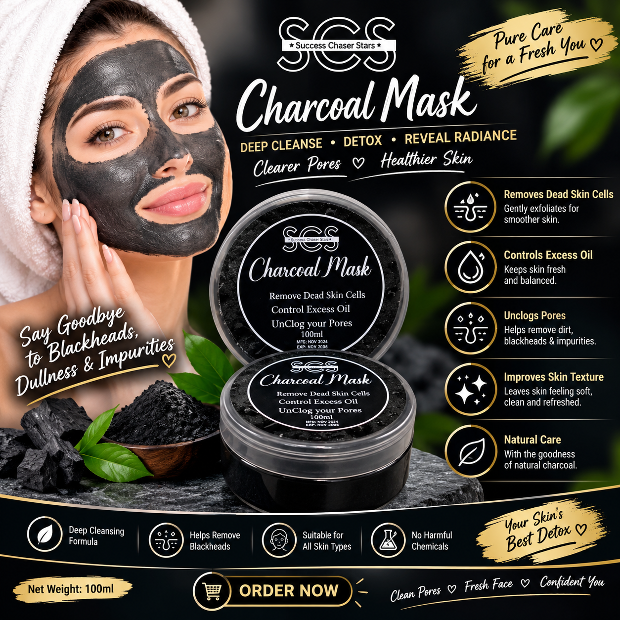 CHARCOAL MASK