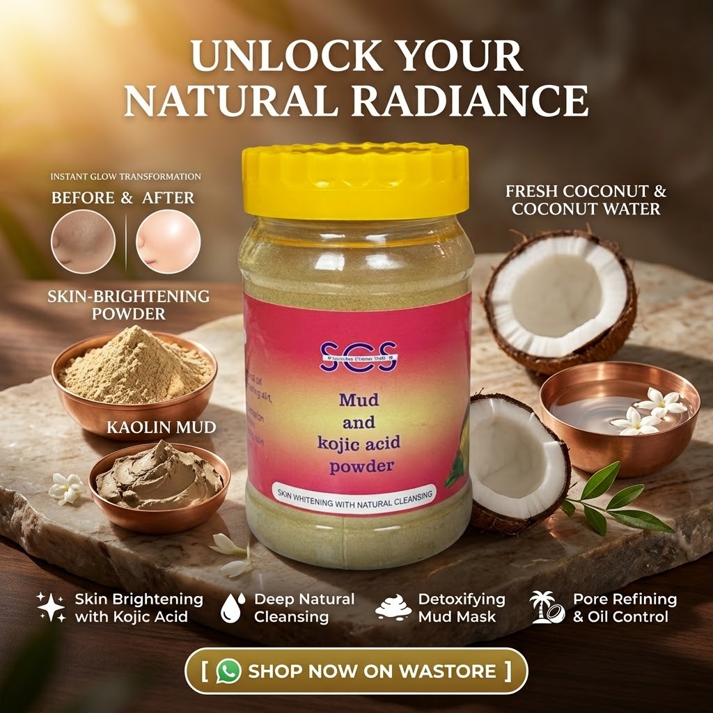 Mud with Kojic Acid Powder