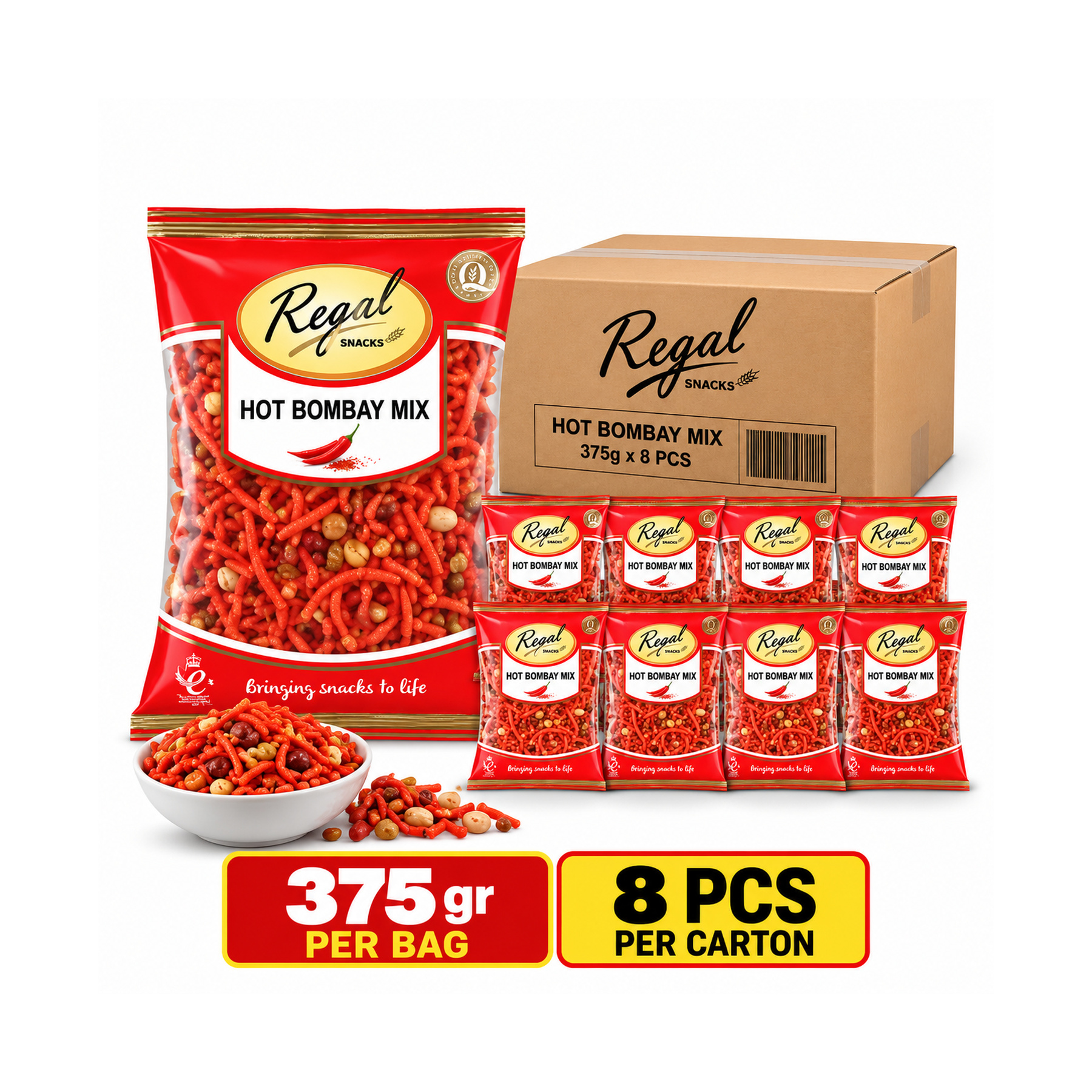 Regal Hot Bomba Mix 375grx8