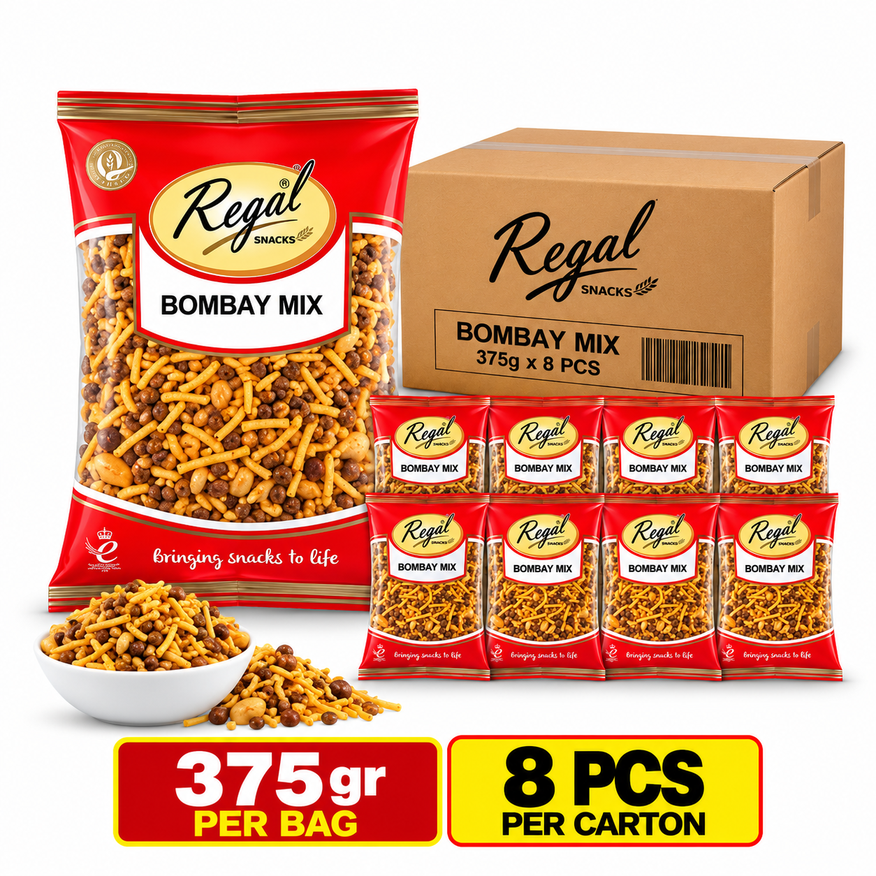 Bombay Mix 375gr x8