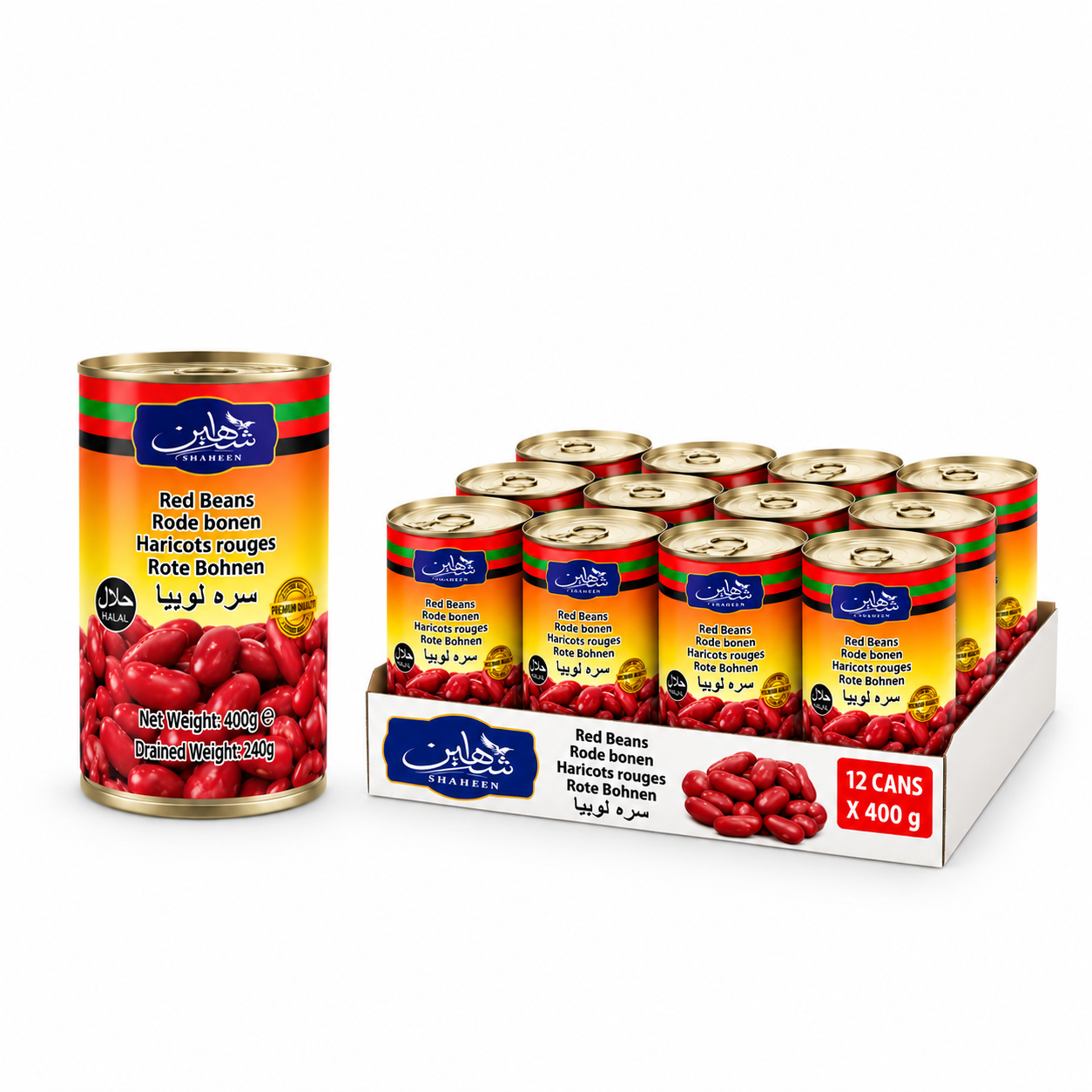 Shaheen Red beans 400GRx12
