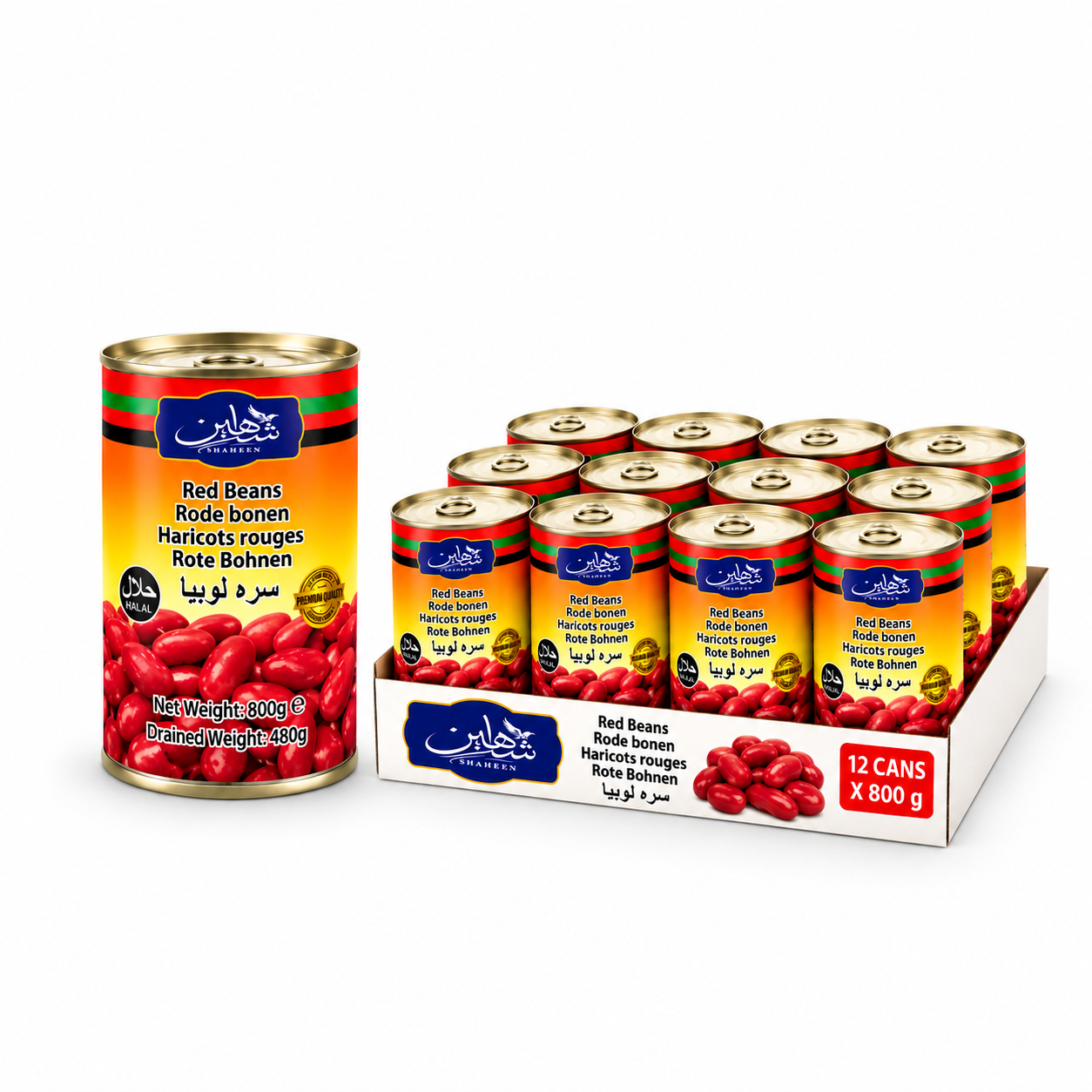 Shaheen Red Beans 800grx12