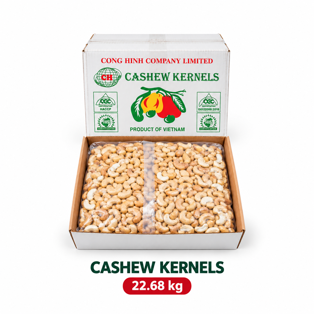Cashew Kernel 22.68kg