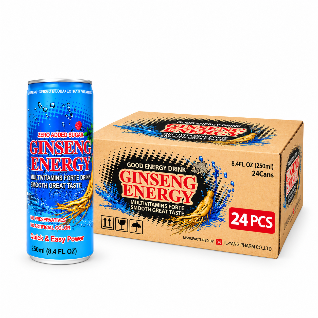 Ginseng Energy Drink 250mlx24