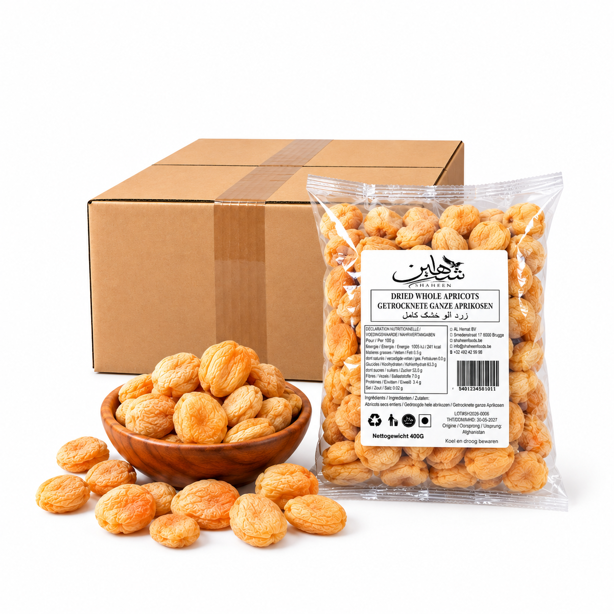Dried Whole Apricot 400grx9