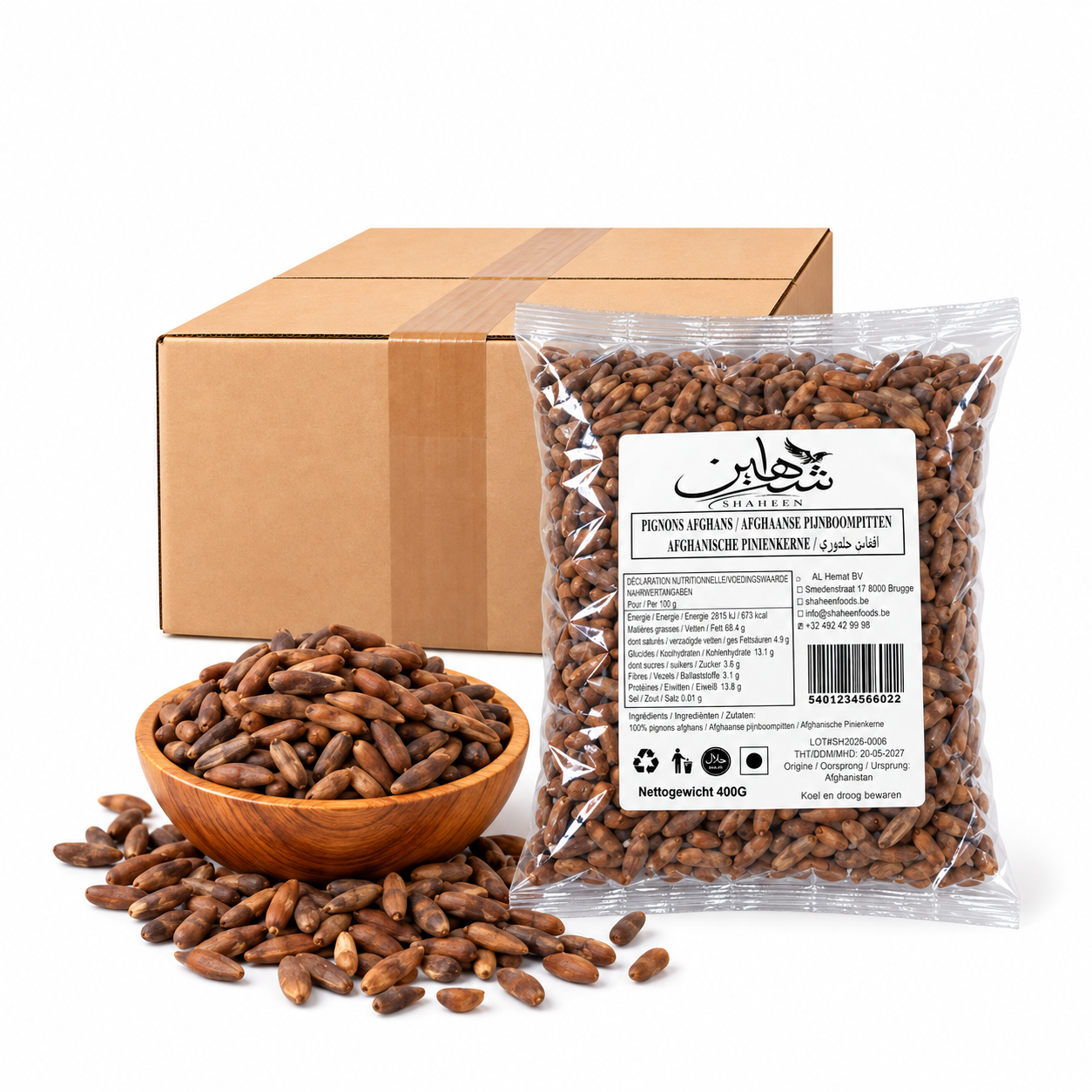 Shaheen Pine nuts 400grx16