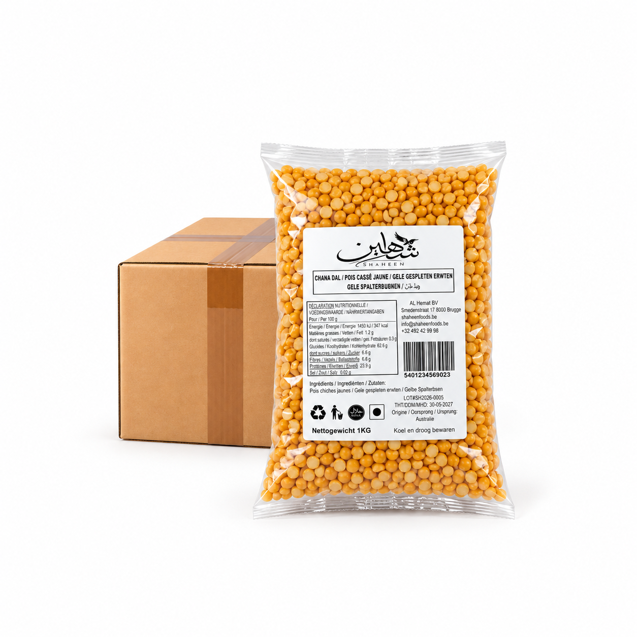 Shaheen Chana Dal 1kgx12
