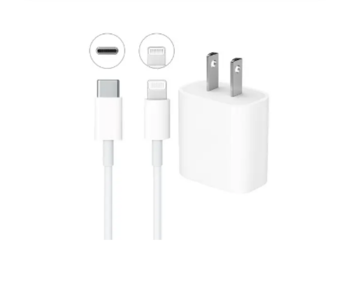 Combo iPhone: Cubo 20W + Cable Lightning 1 Metro 2