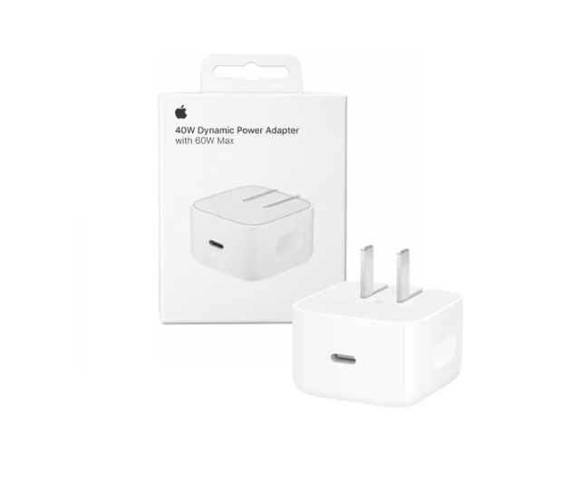 Cubo Cargador Apple 40w Usb-c Carga Rápida iPhone