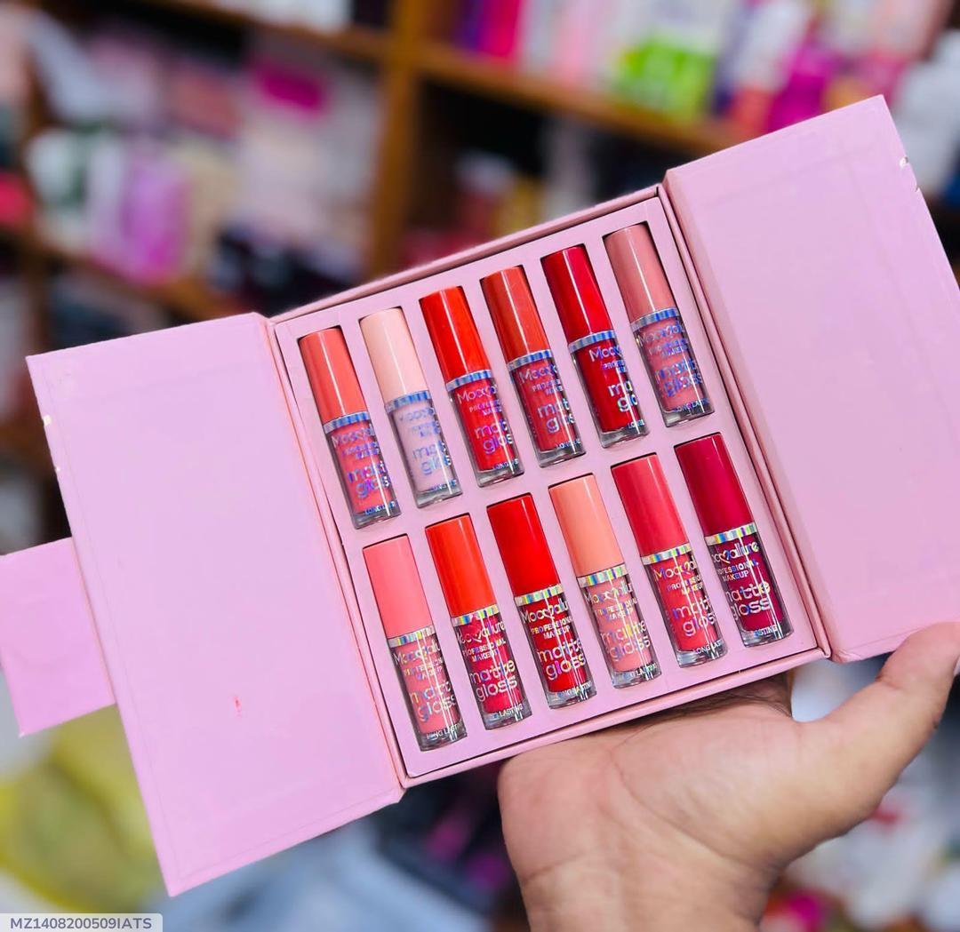 💄 High Pigmented Matte Lip Gloss Set – 12 Gorgeous Shades ✨💖 2