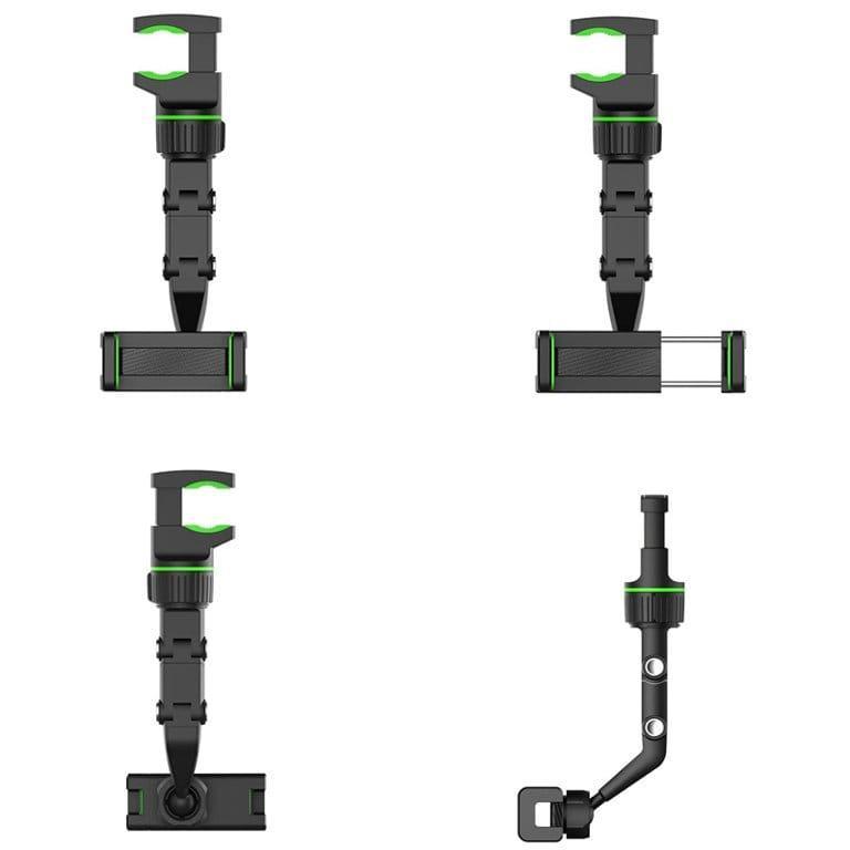 📱 Adjustable Black Mobile Phone Holder for Home & Office 🏠💼 3