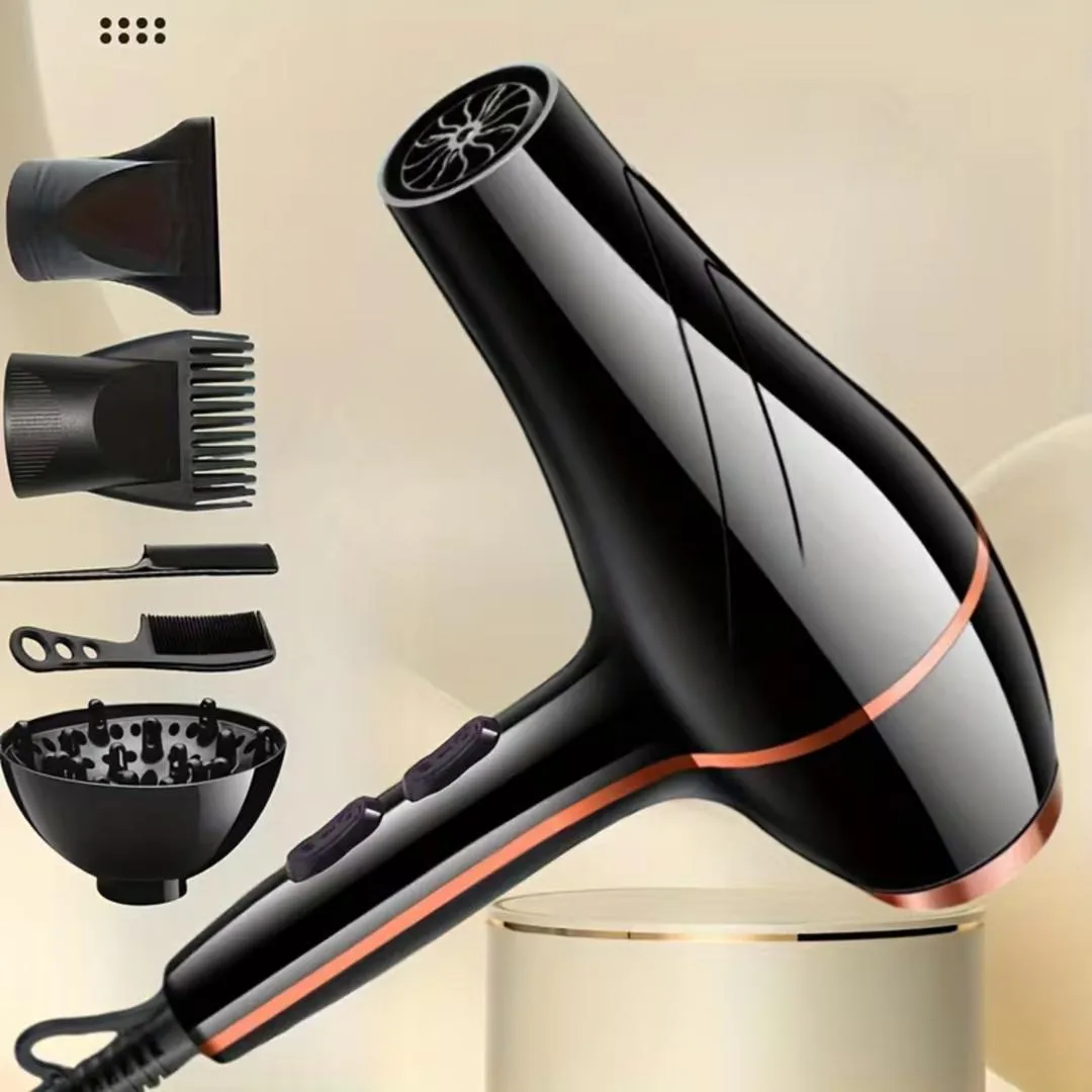 💨🖤 Premium Hair Dryer Black | Fast Drying | Salon Quality | 🚚 Free Delivery 3