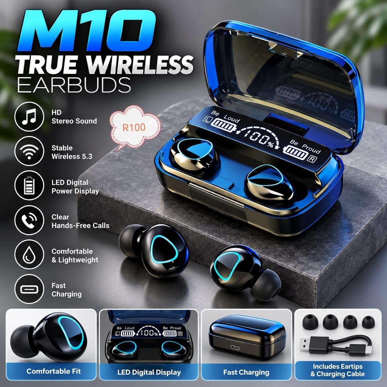 Wireless earbuds 