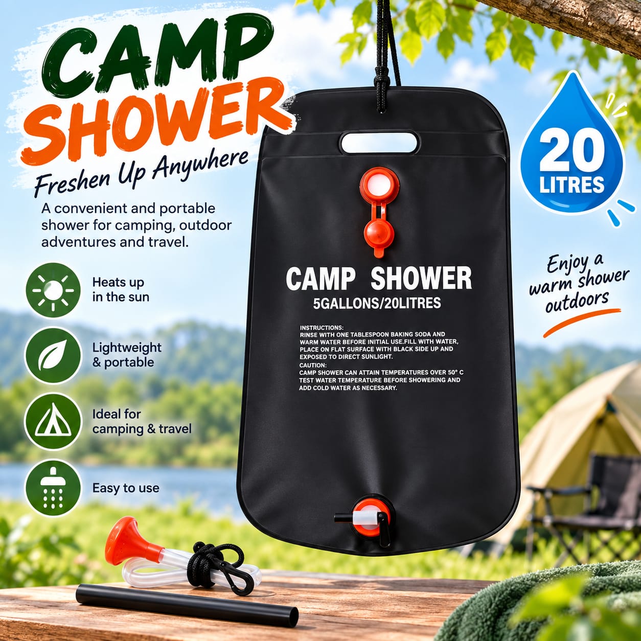 Camp shower