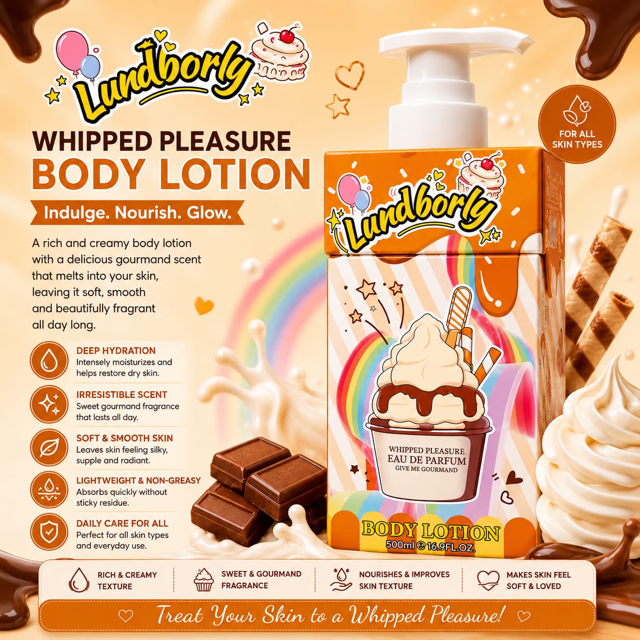 Whipped body lotion 