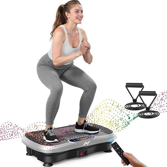 AXV Vibration Plate Exercise Machine Fitness Platform Body Vibrating Board - Image 1