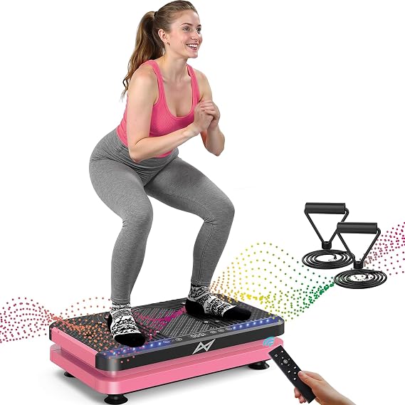 AXV Vibration Plate Exercise Machine Fitness Platform Body Vibrating Board 2