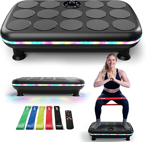 AXV Vibration Plate Exercise Machine Fitness Platform Body Vibrating Board 3