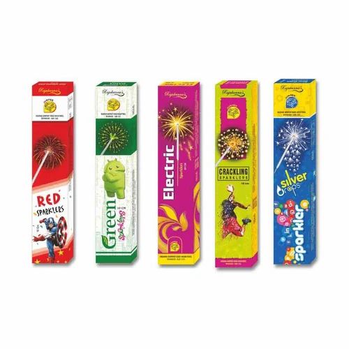 10 CM Sparklers 5 in one Childrens Special(Kakarpullalu)-50 pcs