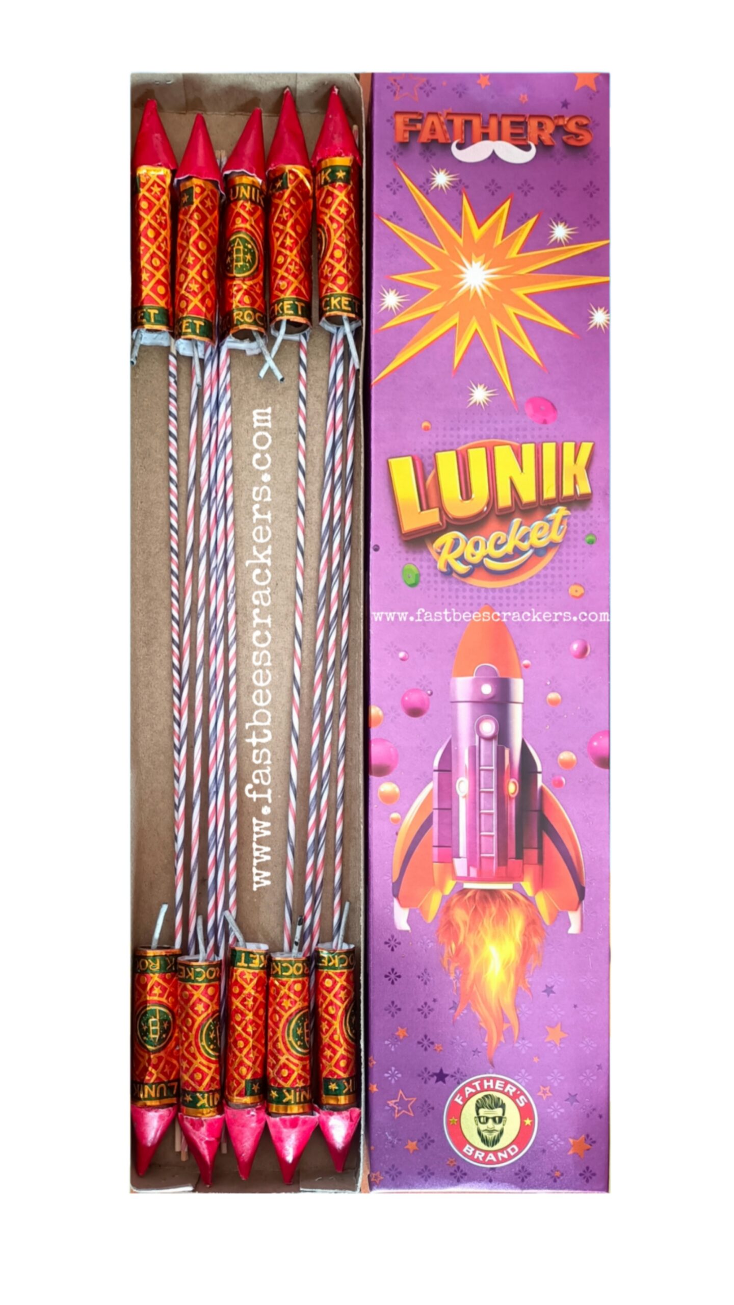 Lunik Express Rocket Large Size(10 pcs) size varies than uploaded image 